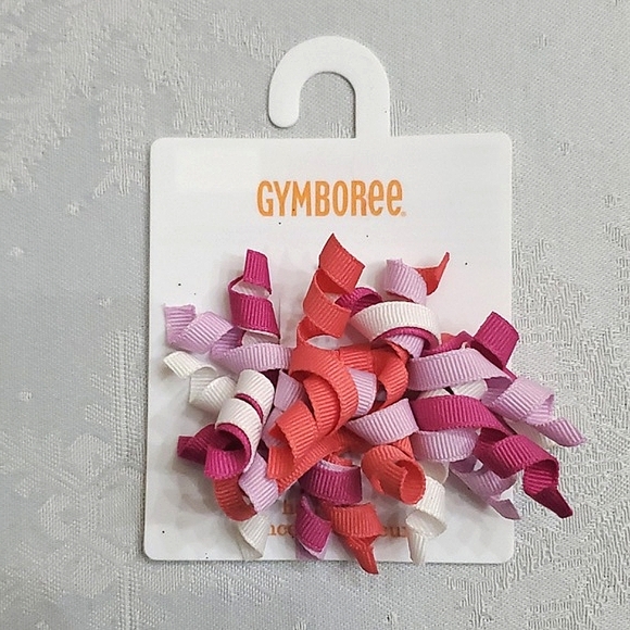 Gymboree Lot of (6) Pink & Orange Hair Accessories - Picture 8 of 9